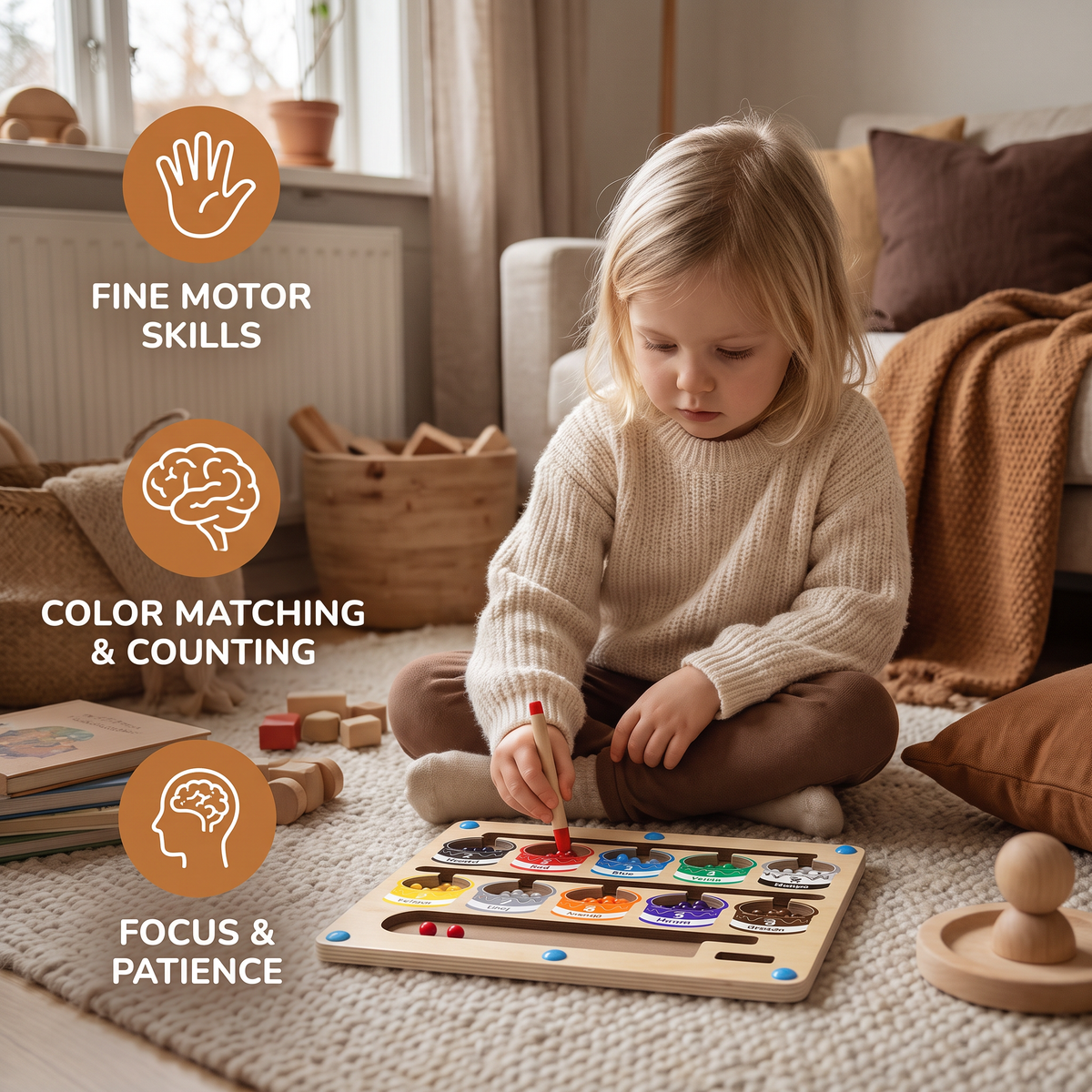 Montessori Magnetlabyrint