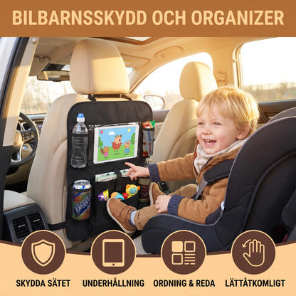 Bilbarnsskydd och Organizer För Barn i Bilen