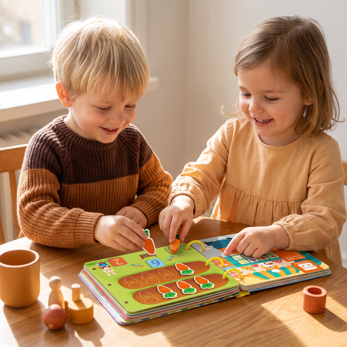 Sensorisk Montessori-Aktivitetsbok