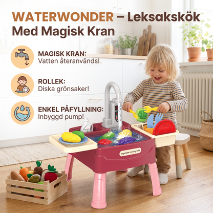 WaterWonder – Leksakskök Med Magisk Kran