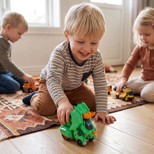 Förvandlingsbara Dinosauriebilar