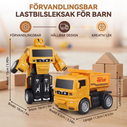 Förvandlingsbar Lastbilsleksak För Barn