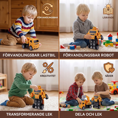 Förvandlingsbar Lastbilsleksak För Barn