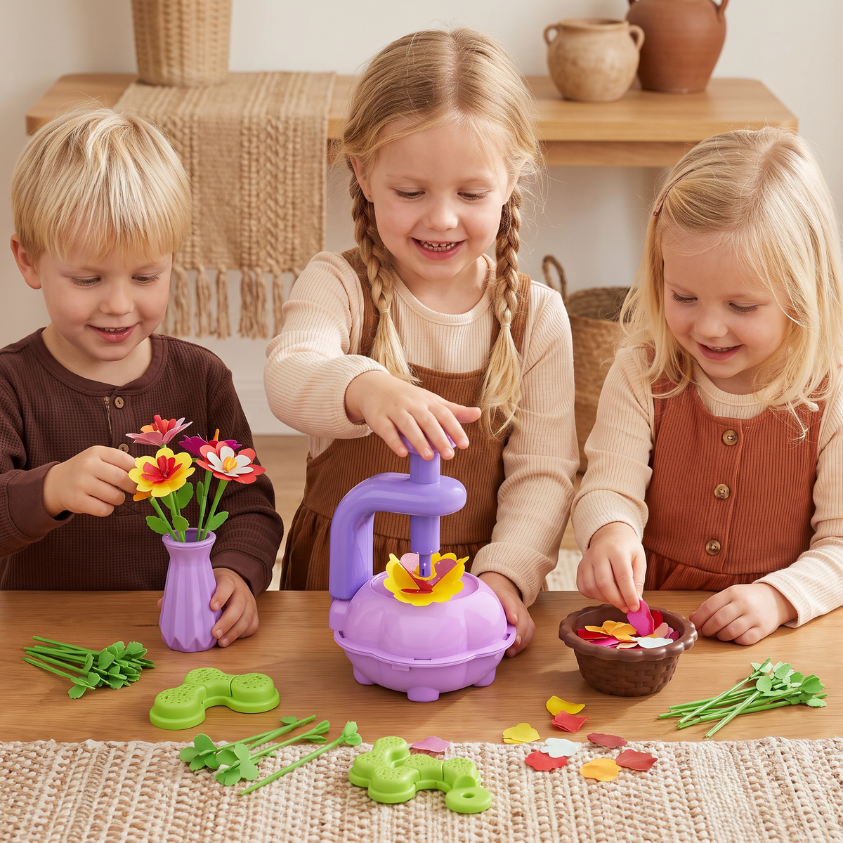 Kreativt Blomsterpysselset