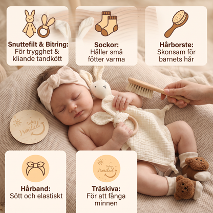 6-delat presentset för nyfödda – baby startpaket