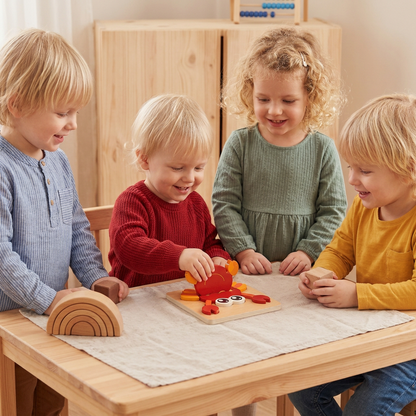 3D Träpussel för Barn – Pedagogisk Djur Lärande Leksak för Småbarn