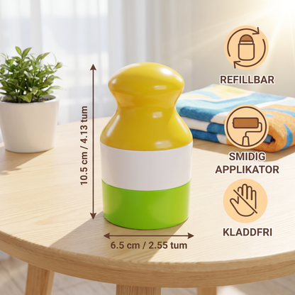 Refillbar solkrämroller för barn – Enkel och smidig solkrämsapplikator utan kladd