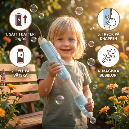 Magisk Bubbelpistolpenna – Automatisk Bubbelstav för Barn