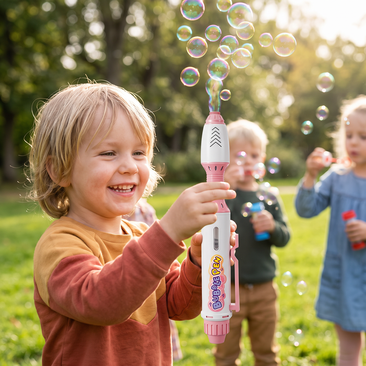 Magisk Bubbelpistolpenna – Automatisk Bubbelstav för Barn