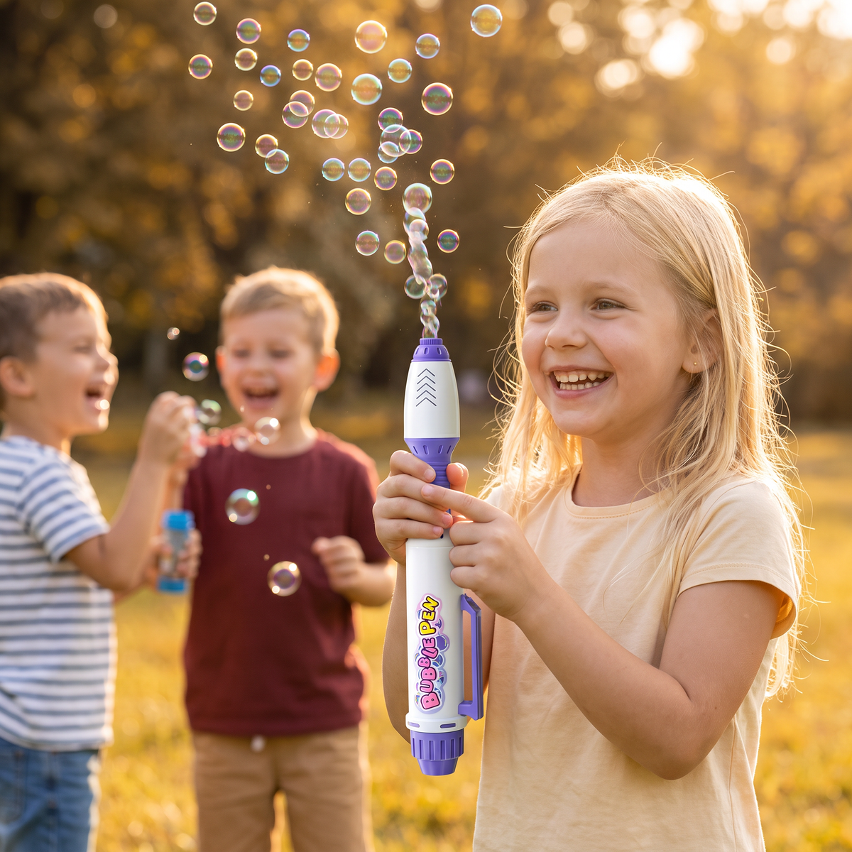 Magisk Bubbelpistolpenna – Automatisk Bubbelstav för Barn
