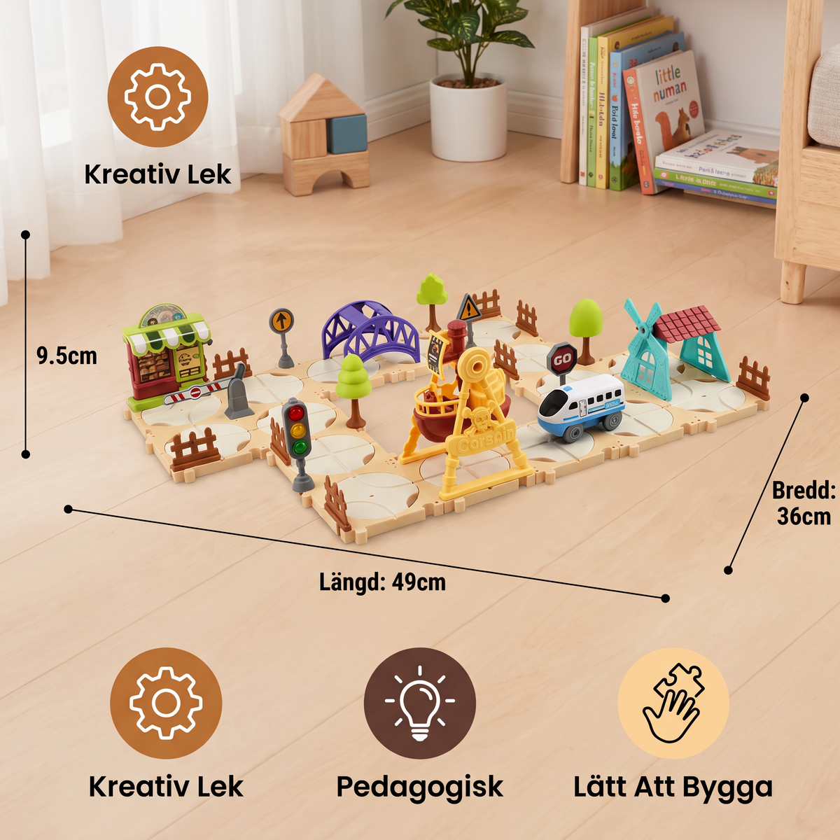 DIY Nöjesparksjärnvägs Byggset