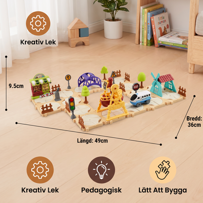 DIY Nöjesparksjärnvägs Byggset