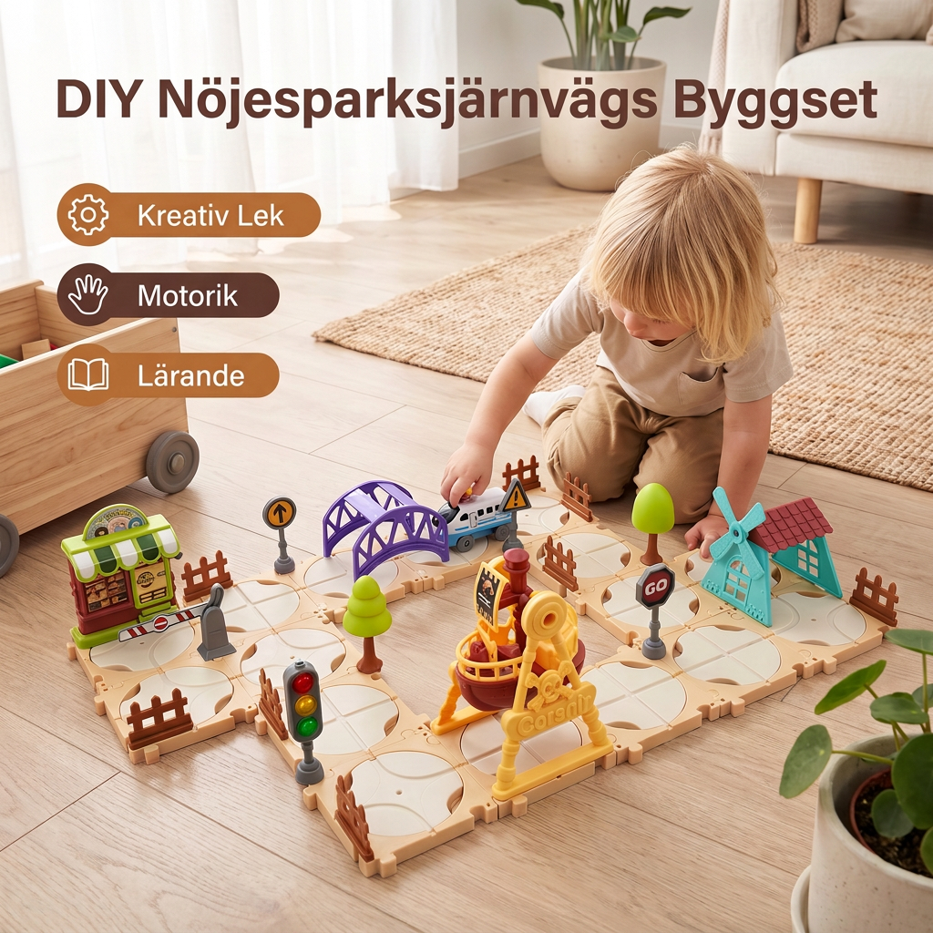 DIY Nöjesparksjärnvägs Byggset