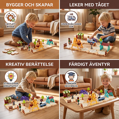DIY Nöjesparksjärnvägs Byggset