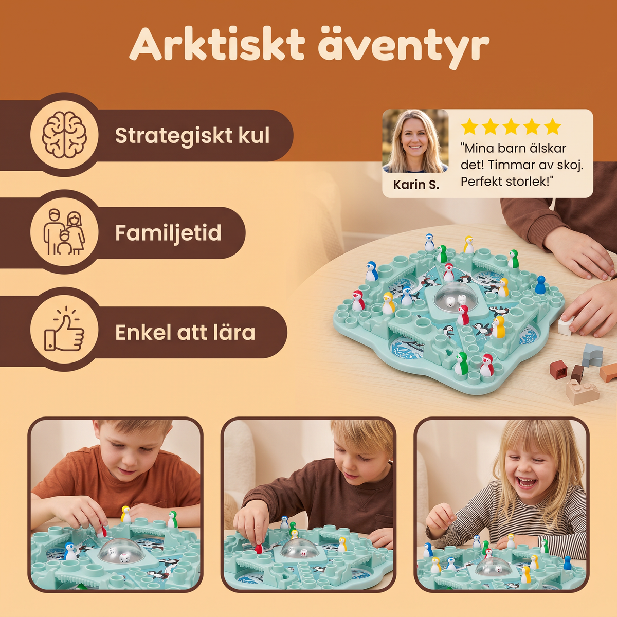 Brädspelet ”Arktiskt äventyr”