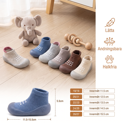 Babysockor – Lätta och Andningsbara Första Gångskor