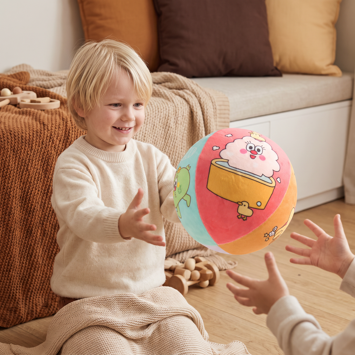 Mjuk och Säker tyst Inomhusboll för Barn