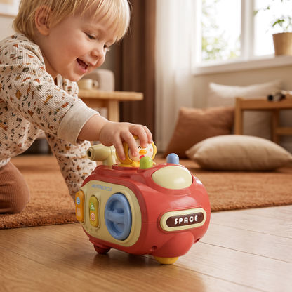 5-i-1 Press & Go Aktivitetsbil för utveckling av finmotoriken