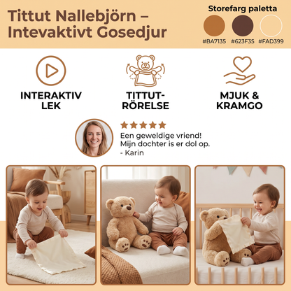 Tittut Nallebjörn – Interaktivt Gosedjur