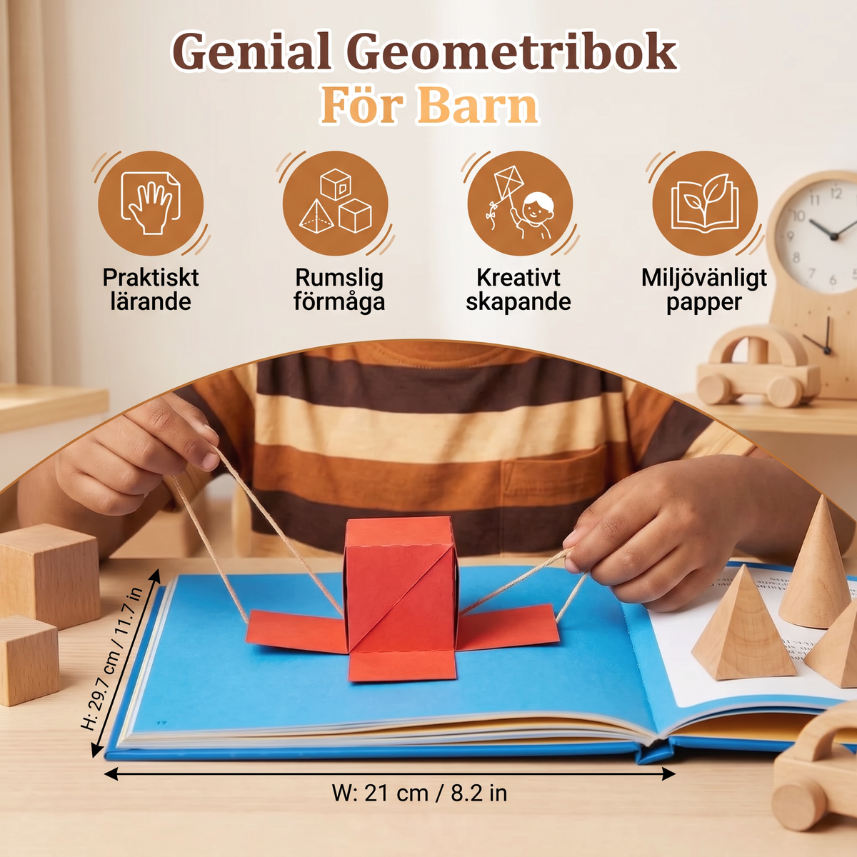 Genial Geometribok För Barn