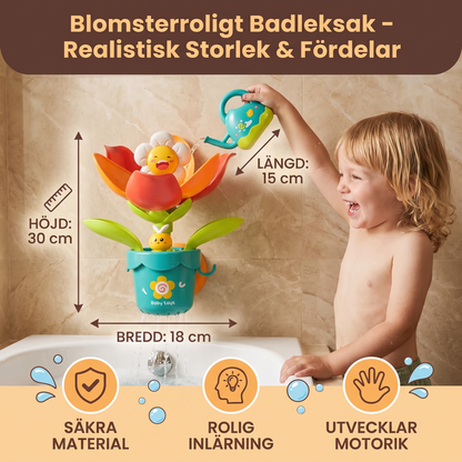 Blomsterroligt Badleksak Med Vattenkanna
