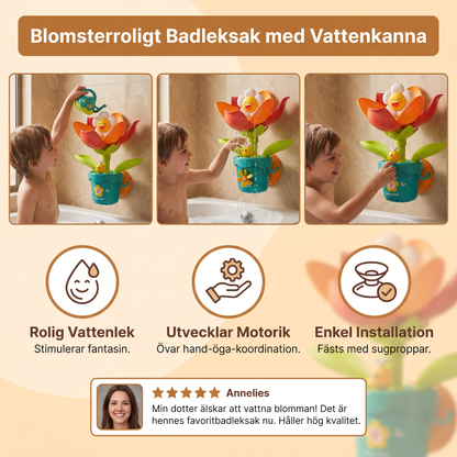 Blomsterroligt Badleksak Med Vattenkanna
