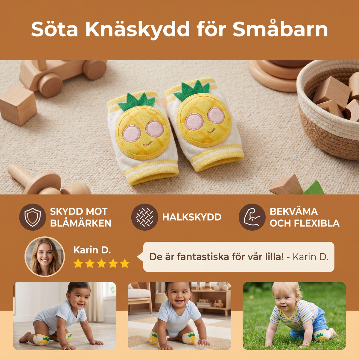 Söta Knäskydd för Småbarn