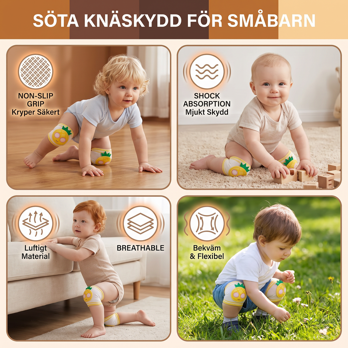 Söta Knäskydd för Småbarn