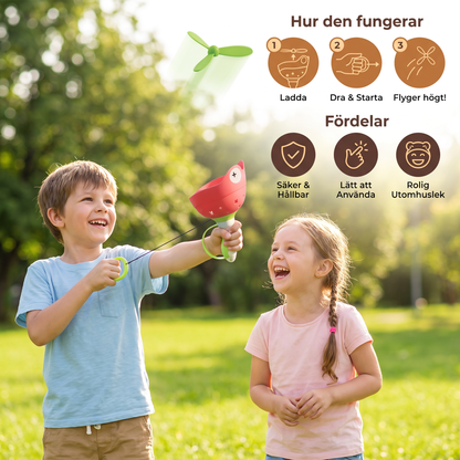 Flygplanspropellerleksak Med Snörstartare