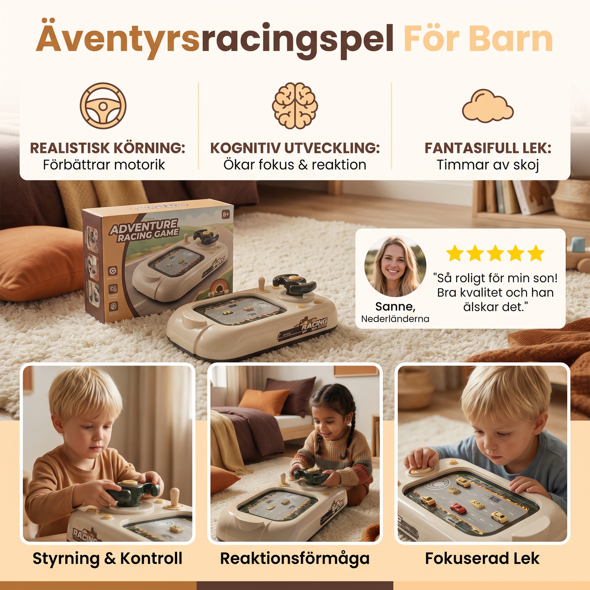 Äventyrsracingspel För Barn