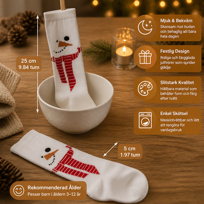24-dagars adventskalender med julstrumpor