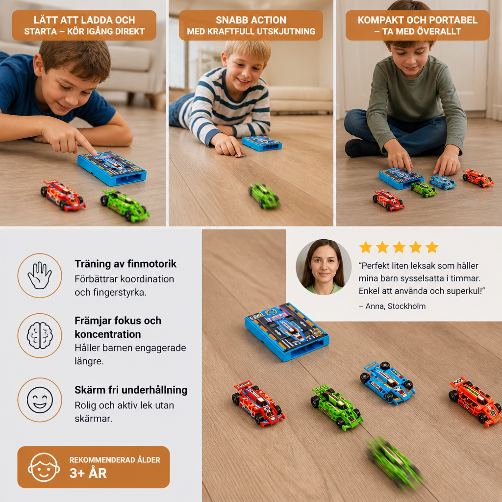 Racerbilsutskjutare i fickformat