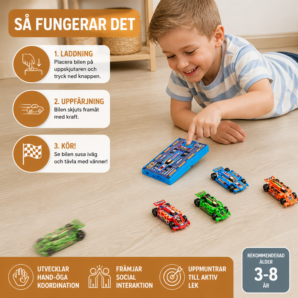 Racerbilsutskjutare i fickformat