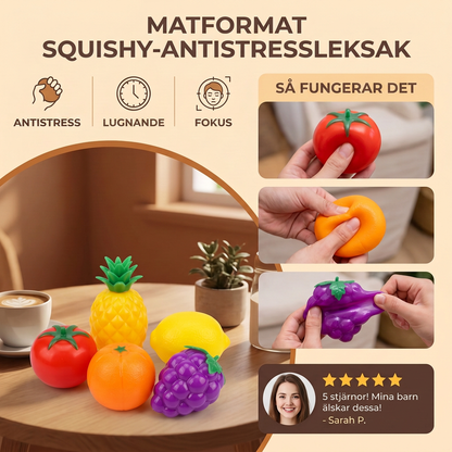 Matformat Squishy-Antistressleksak