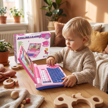 Interaktiv lärlaptop för barn