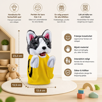 Boxande Husky – Rolig Leksak För Barn