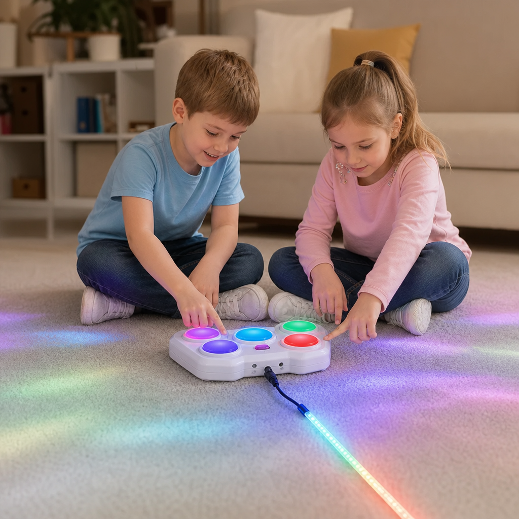 ”Light Defense Challenge” – Interaktivt LED-reflexspel