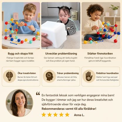 3D-STEM-byggsats – Kreativ pedagogisk leksak
