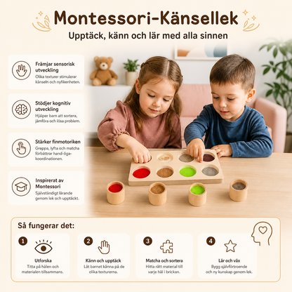 Montessori-känsellek – Sensorisk pedagogisk leksak