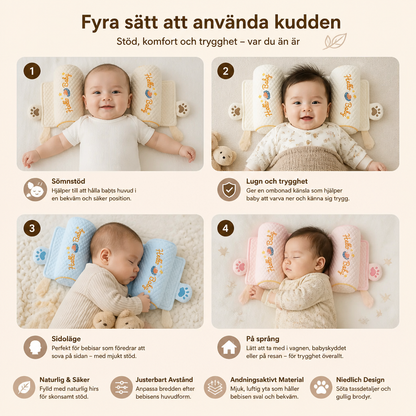 Justerbar Babykudde Med Hirsfyllning