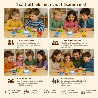 Ansiktspussel med Kubspel