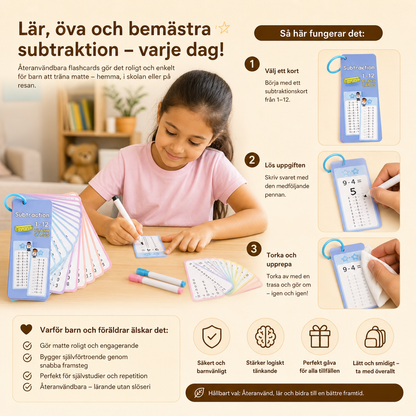 Återanvändbara matematikläromedel för barn