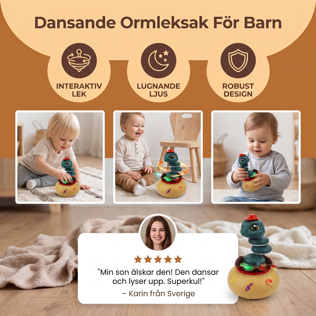Dansande Ormleksak För Barn