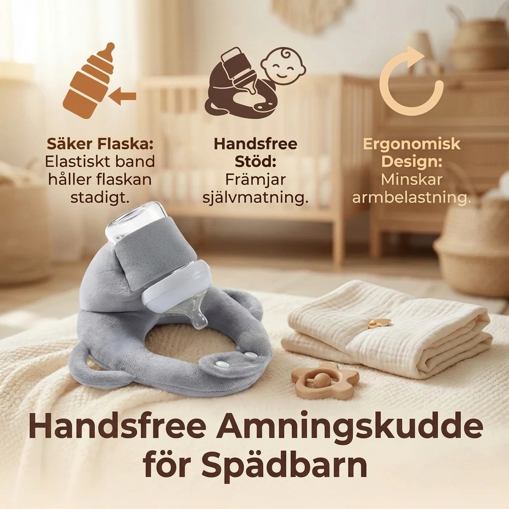 Händer-Fria Amningskudde För Bebisar