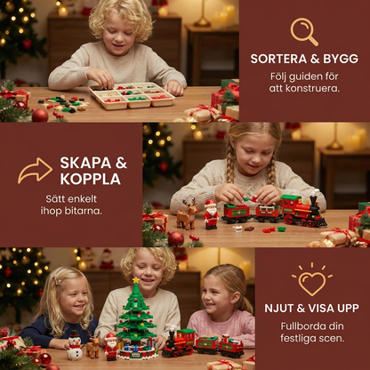 Kreativa Julfigurer I Byggklossar – Roligt För Hela Familjen