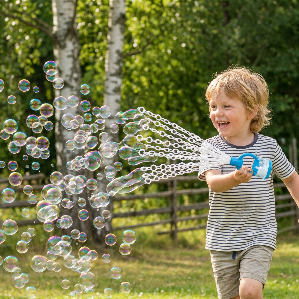 32-Håls Såpbubbelstav – Stor Såpbubbelmaskin För Barn