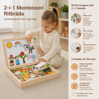 2-i-1 Montessori Ritbräda