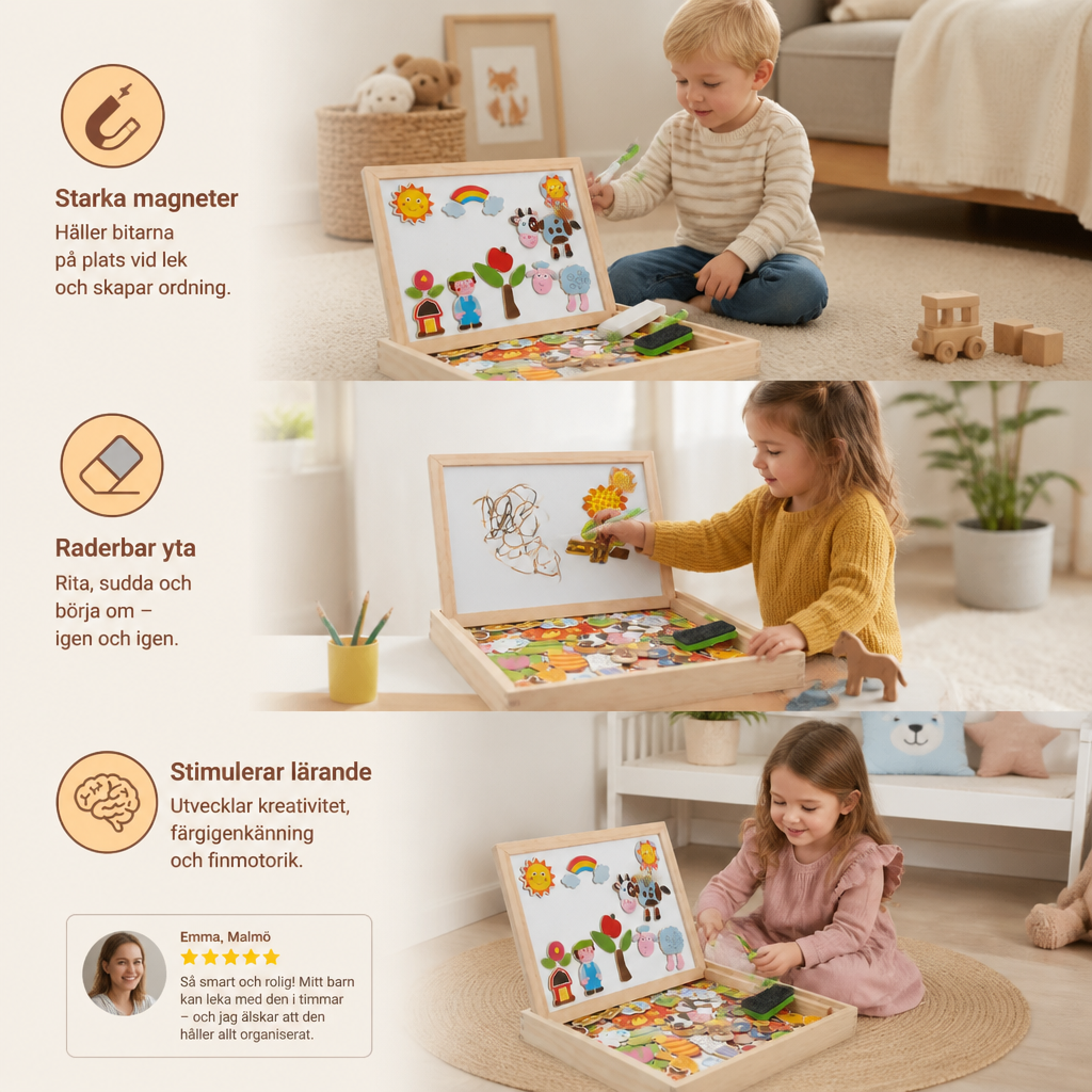 2-i-1 Montessori Ritbräda