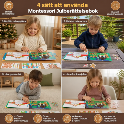 Pedagogisk Montessori-julberättelsebok