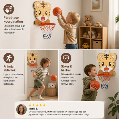 Sött Djur-Basketset för Barn